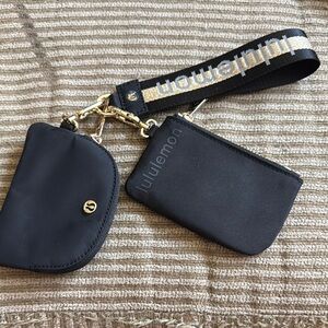 Lululemon Black Wallet Set